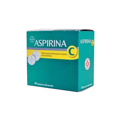 BAYER Aspirina C 400 mg+240 mg Acido Acetilsalicilico 40 compresse effervescenti